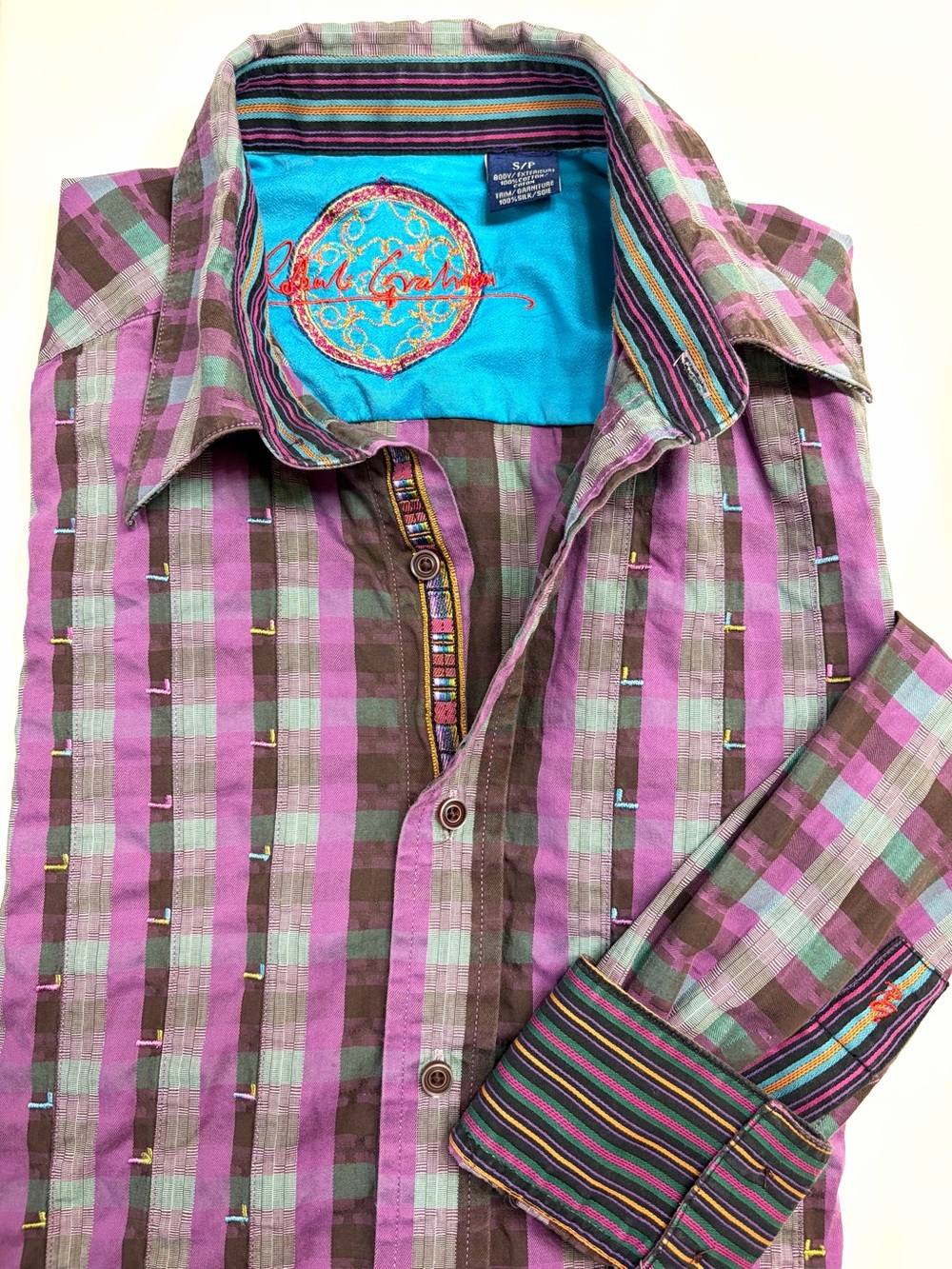 Robert Graham Men’s Button-Front Shirt Small